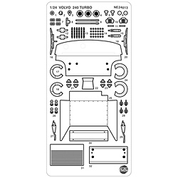 1/24NuNuNE24013 ボルボ240ターボ1986ETCCウィナー用パーツ NuNu