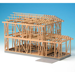 1/50 建築構造がよく分かる 建築模型 木造軸組模型 リニューアル版