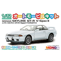 1/32 オートモービルキット ニッサン スカイライン GT-R V・SpecII クリスタルホワイト