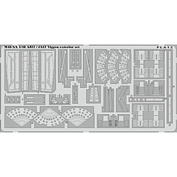 1/48 M48-19 AJ37/JA37 ビゲン エッチングパーツ 外装用