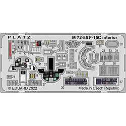 1/72 アメリカ空軍 F-15C イーグルコクピット用 エッチングパーツ