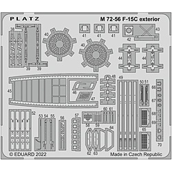 1/72 アメリカ空軍 F-15C イーグル 外装用エッチングパーツ