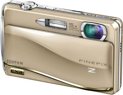 中古】FinePix Z800EXR G (1200万画素／5倍／SDHC／ゴールド／SDHC