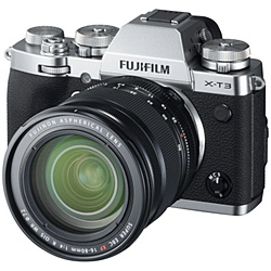 X-T3 ミラーレス一眼カメラ XF16-80mmレンズキット  シルバー FXT3LK1680S ［ズームレンズ］