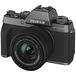 X-T200LK-DS ミラーレス一眼カメラ　レンズキット  ダークシルバー