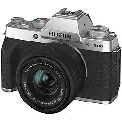 X-T200LK-S ミラーレス一眼カメラ　レンズキット  シルバー