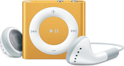 中古】iPod shuffle第4世代 メモリ2GB オレンジ MC749J／A