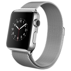 Apple Watch 38mm ステンレススチールケース ミラネーゼループ MJ322J/A
