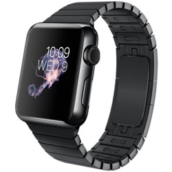 Apple Watch 38mm スペースブラックステンレススチールケースとスペースブラックリンクブレスレット　MJ3F2J/A