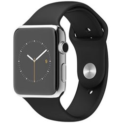 Apple Watch 42mm ステンレススチールケース ブラックスポーツバンド MJ3U2J/A