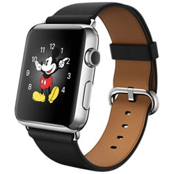 Apple Watch 42mm ステンレススチールケース ブラッククラシックバックル MJ3X2J/A