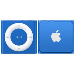 中古】iPod shuffle第4世代 メモリ2GB ブルー MKME2J／A