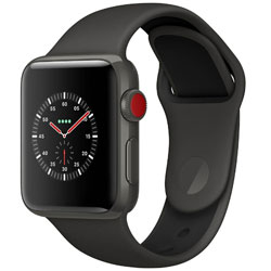 Apple Watch Edition（GPS + Cellularモデル） 38mm グレイセラミックケースとグレイ/ブラックスポーツバンド　MQM42J/A