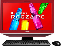 中古】REGZA PC D732／T7FR PD732T7FBFR シャイニーレッド 〔Windows 7