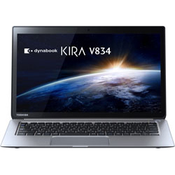 中古】dynabook KIRA V834／29KS PV83429KNXS プレミアムシルバー
