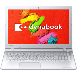 15.6型ノートパソコン dynabook T45/TW ［Office付き・Win10］ PT45TWP-SWA （2015年最新モデル・リュクスホワイト）