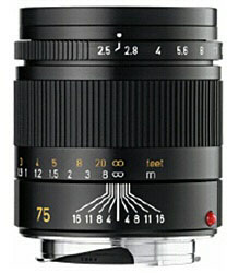 カメラレンズ M F2.5/75mm SUMMARIT(ズマリット)   ［ライカM /単焦点レンズ］