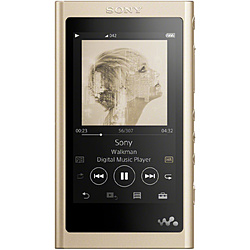 中古】WALKMAN A50シリーズ メモリ32GB+microSD ペールゴールド NW