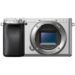 没有索尼α6400身体ILCE-6400-S银[索尼E座骑(APS-C)]镜子的相机