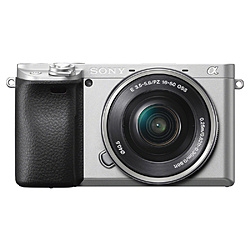 没有索尼α6400功率变焦距镜头配套元件ILCE-6400L-S银[索尼E座骑(APS-C)]镜子的相机