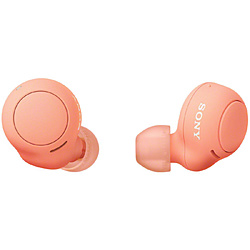 SONY(ソニー) フルワイヤレスイヤホン  コーラルオレンジ WF-C500 DZ ［マイク対応 /ワイヤレス(左右分離) /Bluetooth］