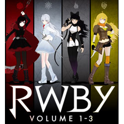 〔中古品〕 RWBY VOLUME 1-3 Blu-ray SET ＜初回仕様版＞ 【ブルーレイ ソフト】    ［ブルーレイ］