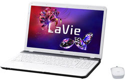 LaVie S LS550/F2シリーズ [Office付き] PC-LS550F26W (2012年モデル・エクストラホワイト)    ［Windows 7 Home Premium /インテル Core i5 /Office Home and Business 2010］