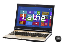 LaVie L [Office付き] PC-LL750JS6G （2012年モデル・ゴールド）    ［Windows 8 /インテル Core i7 /Office Home and Business 2010］