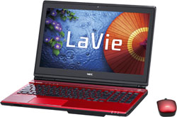 LaVie L LL750/MSシリーズ [Office付き] PC-LL750MSR (2013年モデル・レッド)    ［Windows 8 /インテル Core i7 /Office Home and Business 2013］