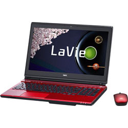 LaVie L LL750/RSシリーズ [Office付き] PC-LL750RSR (2014年モデル・レッド)    ［Windows 8 /インテル Core i7 /Office Home and Business 2013］