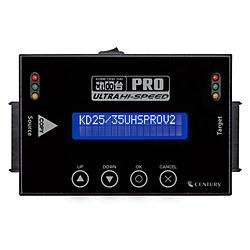 KD25/35UHSPROV2 〔データコピー＆イレースマシン〕2.5インチ＆3.5インチSATA HDD/SSD＋IDE HDD 「これdo台 Ultra Hi-Speed PRO V2」 ブラック