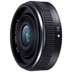 カメラレンズ LUMIX G 14mm/F2.5 II ASPH. LUMIX（ルミックス） ブラック H-H014A-K [マイクロフォーサーズ /単焦点レンズ] LUMIX（ルミックス） ブラック H-H014A-K ［マイクロフォーサーズ /単焦点レンズ］