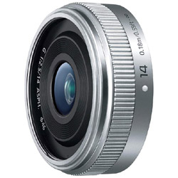 カメラレンズ LUMIX G 14mm/F2.5 II ASPH. LUMIX（ルミックス） シルバー H-H014A-S [マイクロフォーサーズ /単焦点レンズ] LUMIX（ルミックス） シルバー H-H014A-S ［マイクロフォーサーズ /単焦点レンズ］