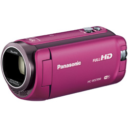 SD対応　32GBメモリー内蔵フルハイビジョンビデオカメラ（ピンク）　HC-W570M-P