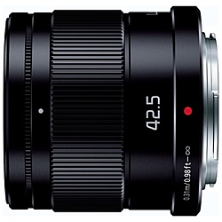 カメラレンズ LUMIX G 42.5mm/F1.7 ASPH./POWER O.I.S. LUMIX（ルミックス） ブラック H-HS043-K [マイクロフォーサーズ /単焦点レンズ] LUMIX（ルミックス） ブラック H-HS043-K