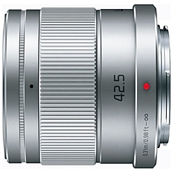 カメラレンズ LUMIX G 42.5mm/F1.7 ASPH./POWER O.I.S. LUMIX（ルミックス） シルバー H-HS043-S [マイクロフォーサーズ /単焦点レンズ] LUMIX（ルミックス） シルバー H-HS043-S