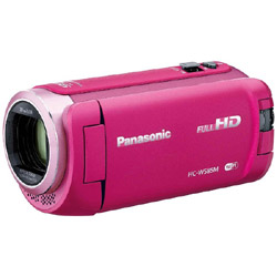 SD対応 64GBメモリー内蔵フルハイビジョンビデオカメラ（ピンク）　HC-W585M-P HC-W585M ピンク ［フルハイビジョン対応］
