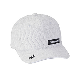 メンズ フリースエンボス柄キャップ(フリーサイズ：57～59cm/グレー) QGBUJC13