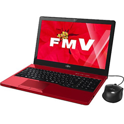 中古】LIFEBOOK AH42／W FMVA42WR ルビーレッド 〔Windows 10