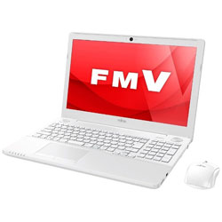 中古】LIFEBOOK AH53／A3 FMVA53A3W プレミアムホワイト 〔Windows 10