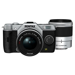 中古】PENTAX Q7 ダブルズームキット シルバー (1240万画素/SDXC 中古】PENTAX Q7 ダブルズームキット シルバー (1240万画素/SDXC