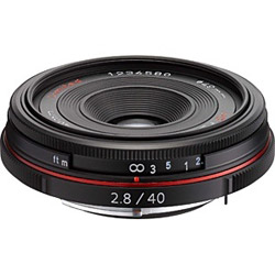 カメラレンズ HD PENTAX-DA 40mmF2.8 Limited APS-C用 ブラック [ペンタックスK /単焦点レンズ]  ブラック  ［ペンタックスK /単焦点レンズ］
