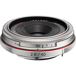 カメラレンズ HD PENTAX-DA 40mmF2.8 Limited APS-C用 シルバー [ペンタックスK /単焦点レンズ]  シルバー  ［ペンタックスK /単焦点レンズ］