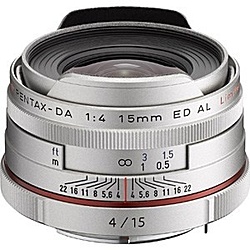 カメラレンズ HD PENTAX-DA 15mmF4ED AL Limited APS-C用 シルバー [ペンタックスK /単焦点レンズ]  シルバー  ［ペンタックスK /単焦点レンズ］