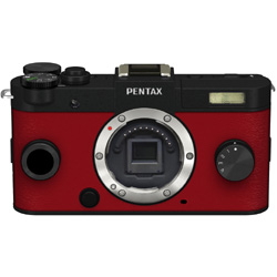 PENTAX Q-S1（オーダーカラー・ブラック/カーマインレッド） ボディ（レンズ別売）／デジタル一眼　002   ［ボディ単体］