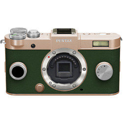PENTAX Q-S1（オーダーカラー・シャンパンゴールド/カーキグリーン） ボディ（レンズ別売）／ミラーレス一眼　025   ［ボディ単体］