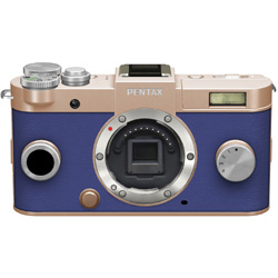 PENTAX Q-S1（オーダーカラー・シャンパンゴールド/ロイヤルブルー） ボディ（レンズ別売）／デジタル一眼　026   ［ボディ単体］