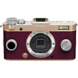 PENTAX Q-S1（オーダーカラー・シャンパンゴールド/バーガンディー） ボディ（レンズ別売）／デジタル一眼　027   ［ボディ単体］