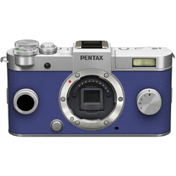 PENTAX Q-S1（オーダーカラー・ブライトシルバー/ロイヤルブルー） ボディ（レンズ別売）／デジタル一眼　034   ［ボディ単体］