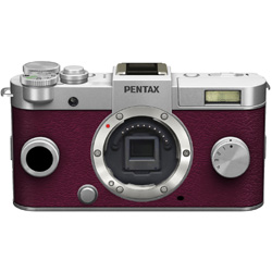PENTAX Q-S1（オーダーカラー・ブライトシルバー/バーガンディー） ボディ（レンズ別売）／デジタル一眼　035   ［ボディ単体］